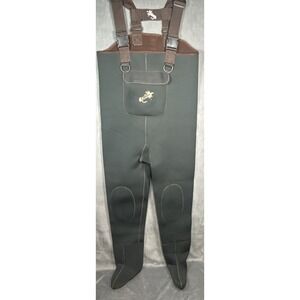 Vintage‎ Caddis Wading System Neoprene Hunting Fishing Chest Waders Feet Large